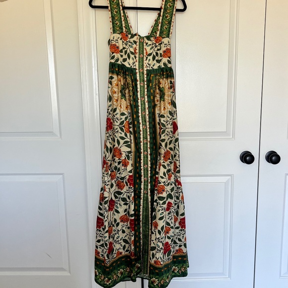Gorgeous Farm Rio Garden Tapestry maxi dress - Sand, size M, NWT! - Picture 4 of 12